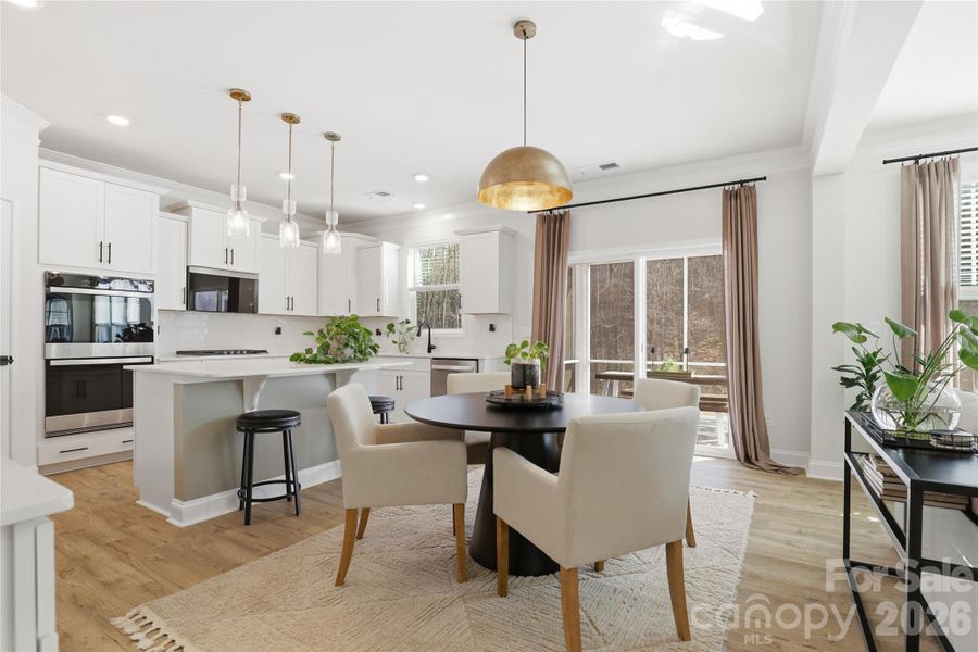 Furnished interior view inside a new home in Falls Cove, Troutman (Image 30).