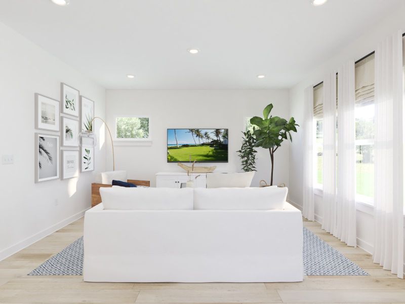 Furnished interior view inside a new home in Avery Farms - Legacy Series, Murfreesboro (Image 4).