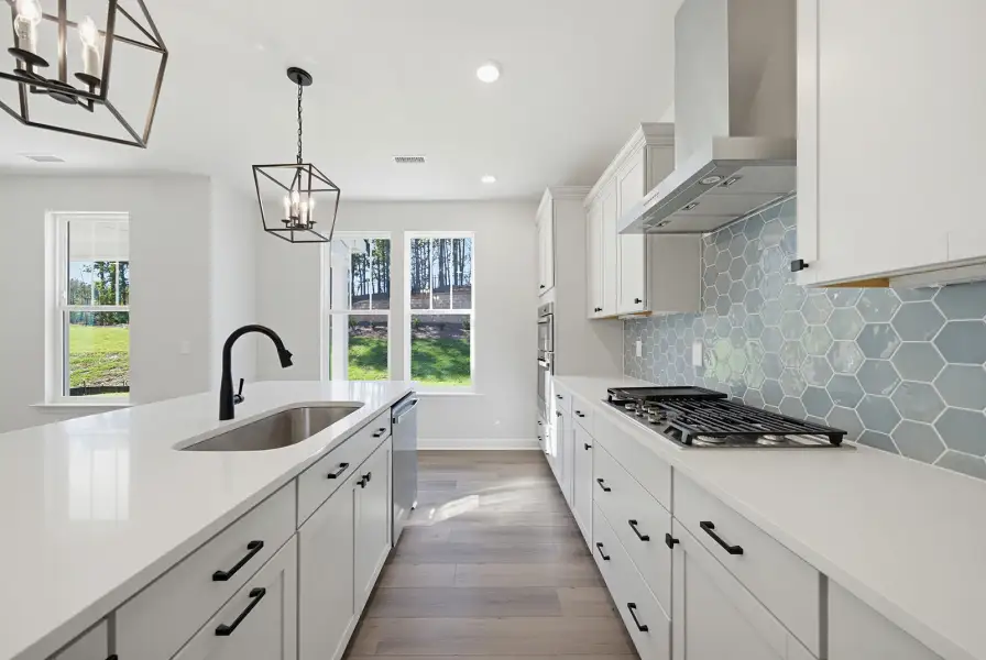Furnished interior view inside a new home in Sweetbrier, Durham (Image 9).