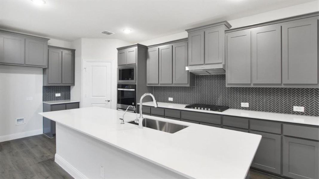 Furnished interior view inside a new home in The Landing at Hidden Lakes, McKinney (Image 9).