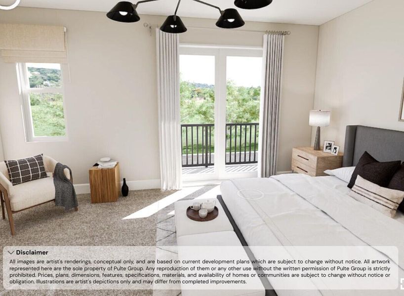 Owner's Suite Rendering Owner's Suite Rendering
