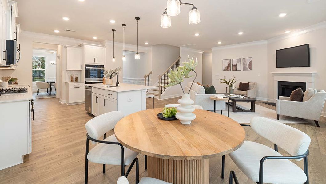 Furnished interior view inside a new home in Falls Cove, Troutman (Image 8).