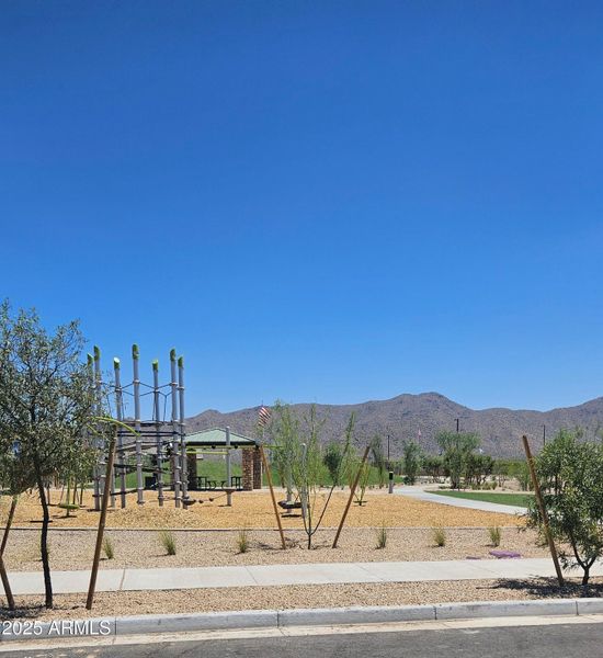 Picture of Park with Mountain Views and