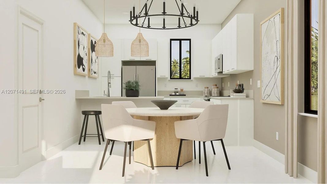 Furnished interior view inside a new home in Altessa at Wilton Manors, Wilton Manors (Image 13).