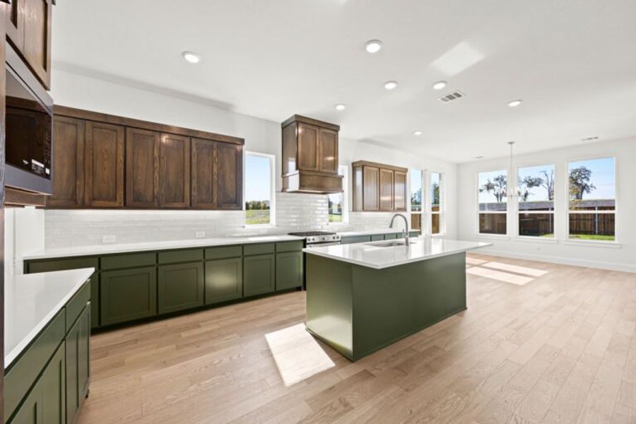 Furnished interior view inside a new home in Chatham Reserve, Providence Village (Image 21).