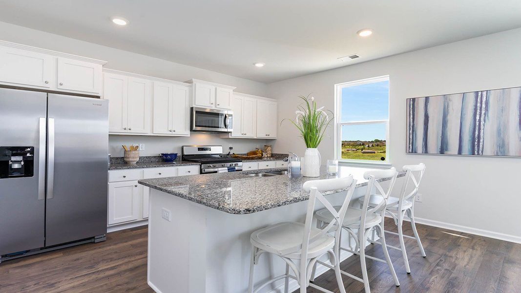 Representative furnished interior of a home built from the GALEN by D.R. Horton in Harper Meadows, Loris (Image 4).