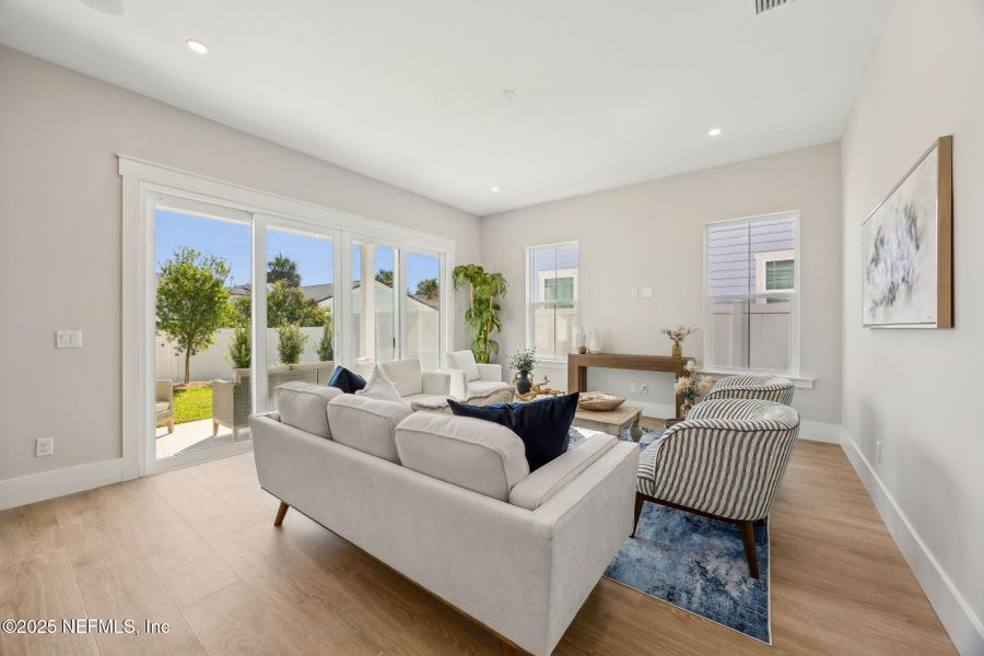 Furnished interior view inside a new home in , Fernandina Beach (Image 33). Furnished interior view inside a new home in , Fernandina Beach (Image 33).