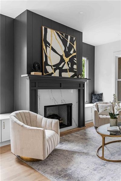 Furnished interior view inside a new home in , Atlanta (Image 16).
