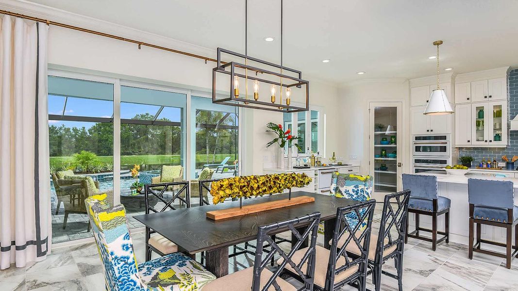 Furnished interior view inside a new home in Windward Real Estate and Homes for Sale in Sarasota, FL - Neal Communities, Lakewood Ranch (Image 7).