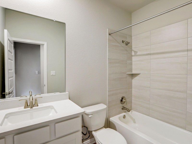 Photo is not of the actual home, but is an inspirational photo of builder’s model home and may depict options, furnishings, and/or decorator features that are not included