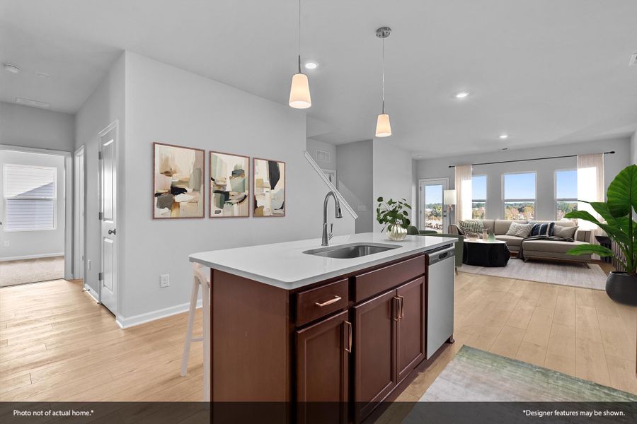 Furnished interior view inside a new home in Six Oaks, Summerville (Image 6).