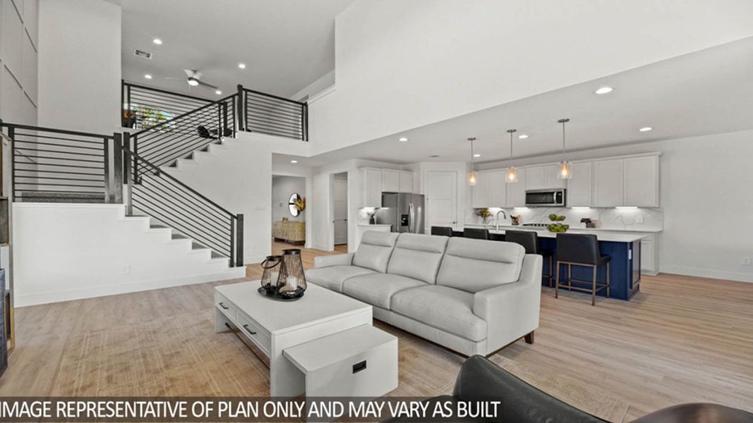 Furnished interior view inside a new home in River Ranch Estates, Dayton (Image 13).