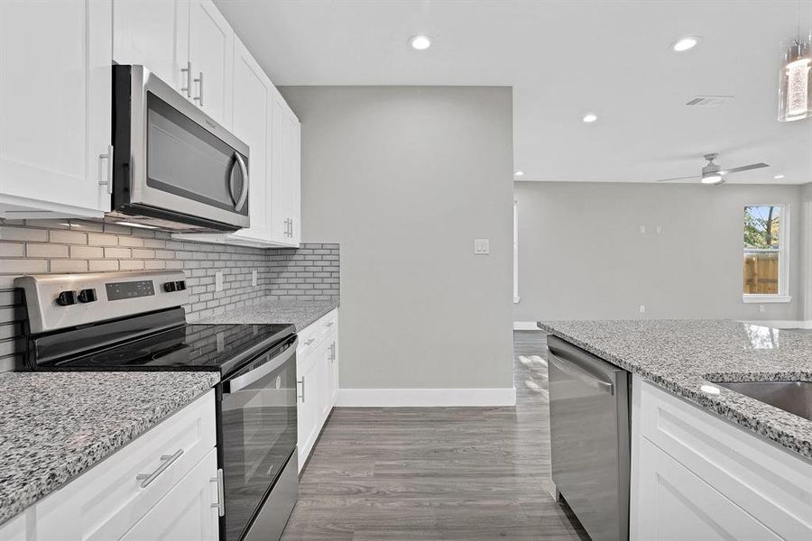 Furnished interior view inside a new home in , Dallas (Image 3).