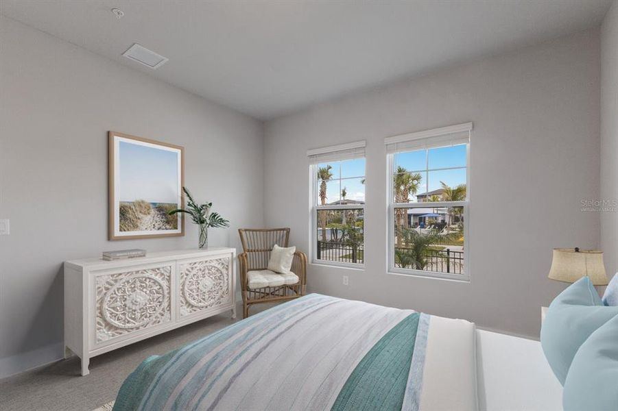 Furnished interior view inside a new home in , Sarasota (Image 10).