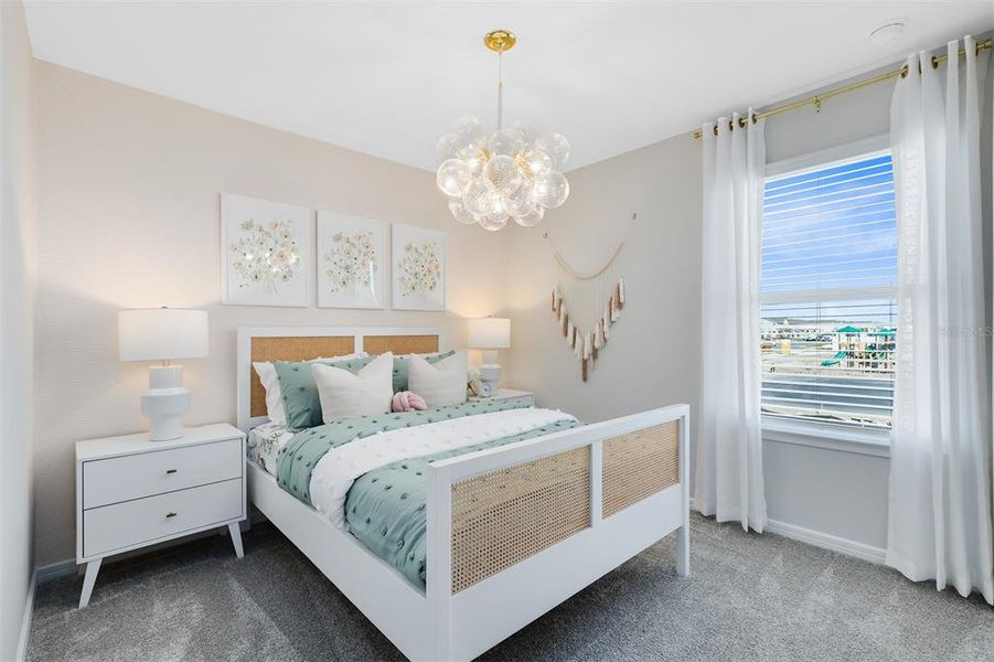 Furnished interior view inside a new home in Tohoqua, Kissimmee (Image 12).