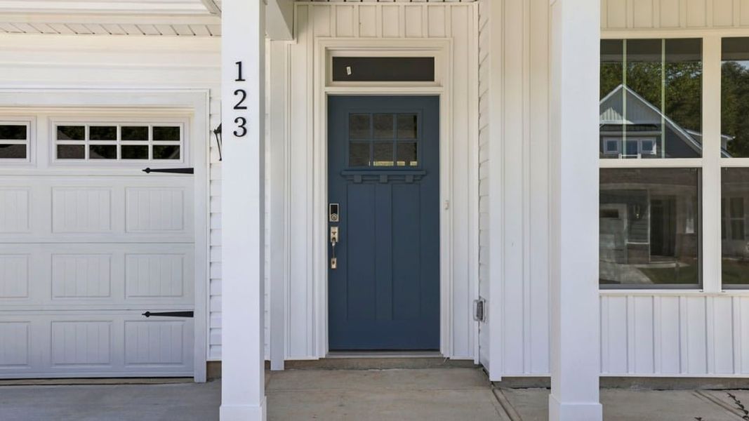 Exterior details and patio area of a home in Briargate, Fountain Inn (Image 3).