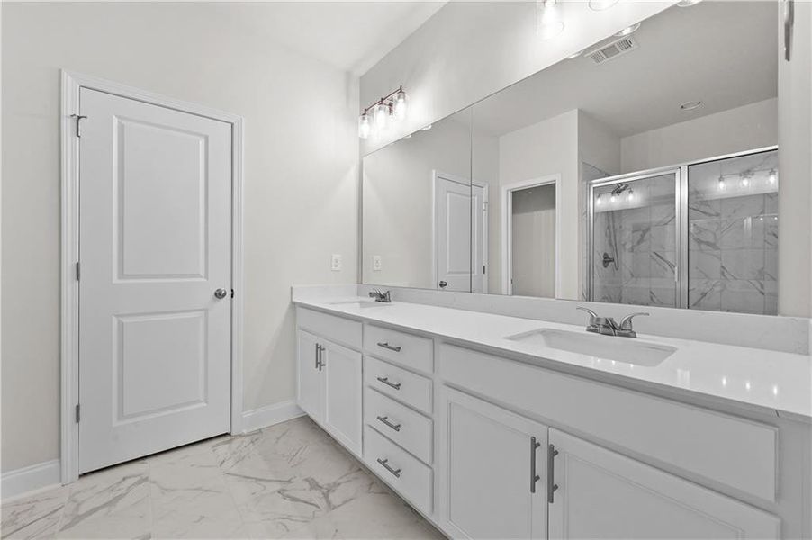 Furnished interior view inside a new home in , Sugar Hill (Image 29).