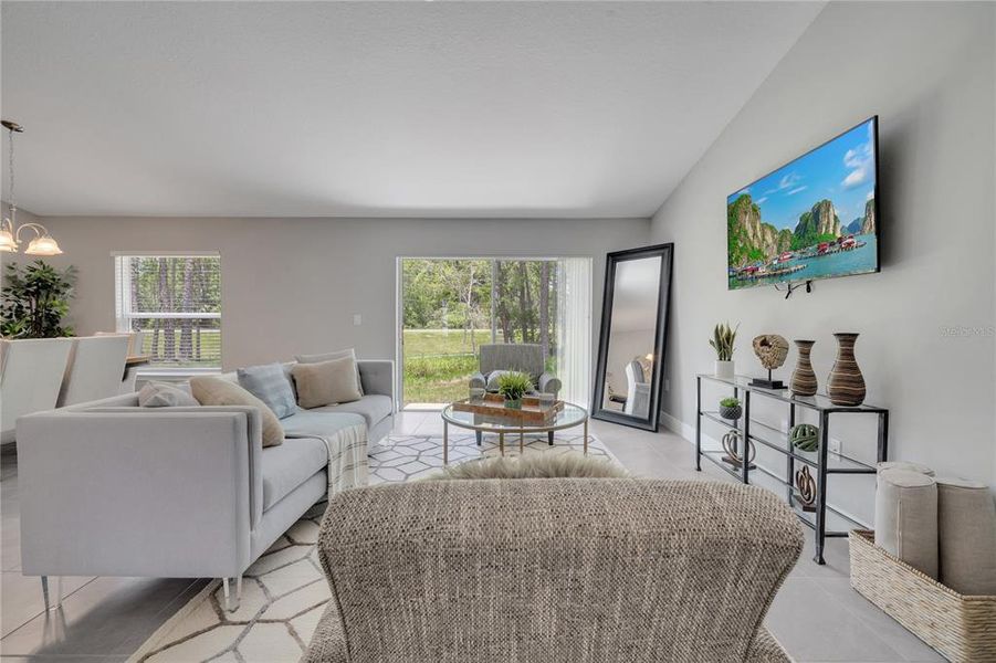 Furnished interior view inside a new home in , Kissimmee (Image 36).