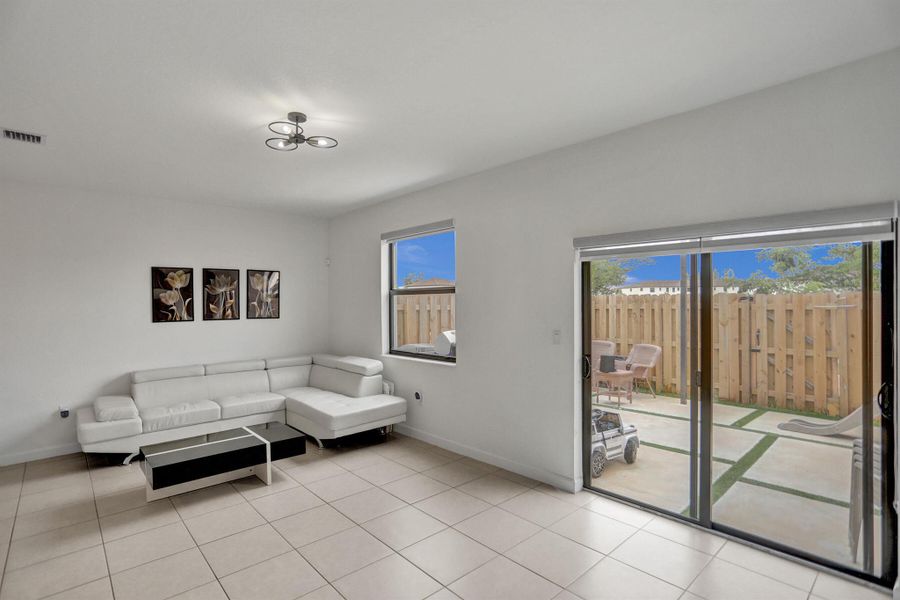 Furnished interior view inside a new home in , Miami (Image 14). Furnished interior view inside a new home in , Miami (Image 14).