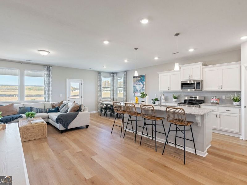 Furnished interior view inside a new home in Ivy Glen, Perry (Image 9). Furnished interior view inside a new home in Ivy Glen, Perry (Image 9).