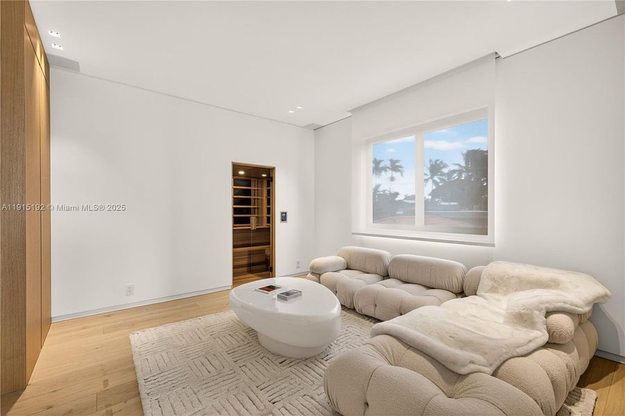 Furnished interior view inside a new home in , Miami Beach (Image 10). Furnished interior view inside a new home in , Miami Beach (Image 10).