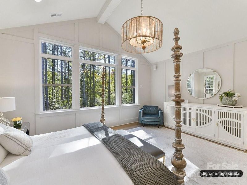 Furnished interior view inside a new home in , Fort Mill (Image 16). Furnished interior view inside a new home in , Fort Mill (Image 16).