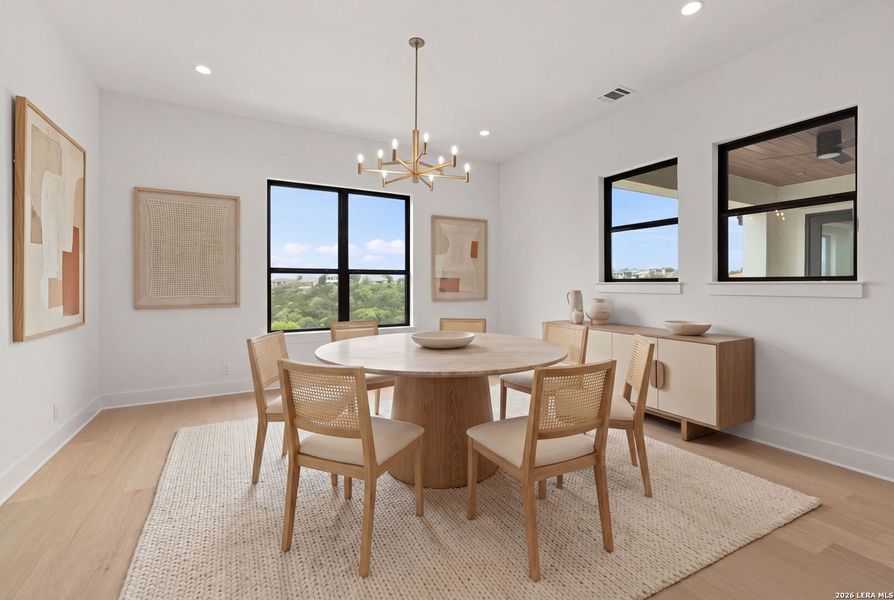 Furnished interior view inside a new home in , Boerne (Image 5).