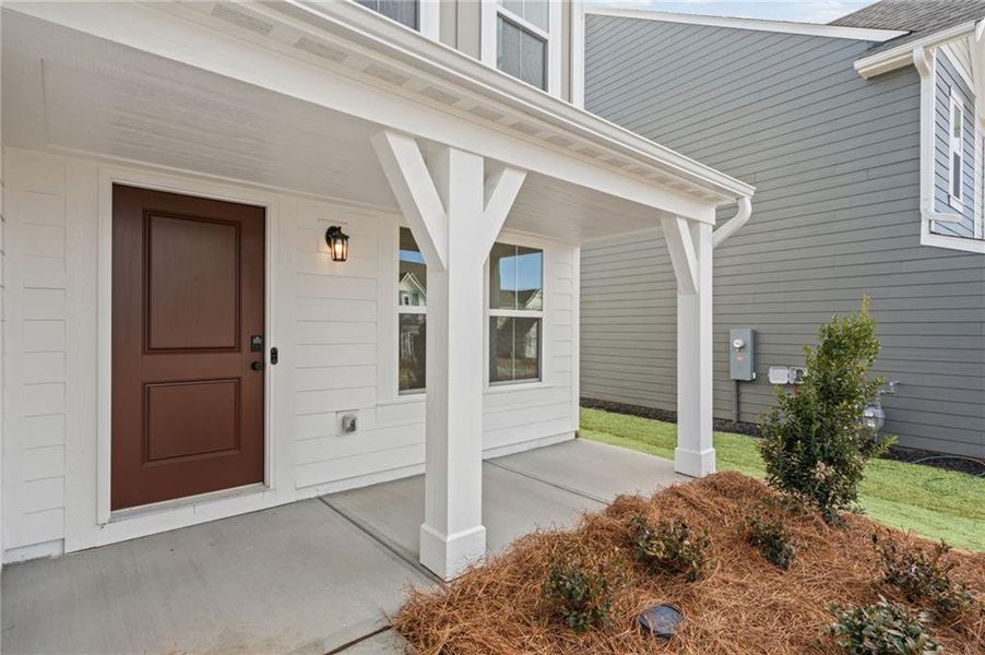 Exterior details and patio area of a home in Twin Lakes, Hoschton (Image 23). Exterior details and patio area of a home in Twin Lakes, Hoschton (Image 23).