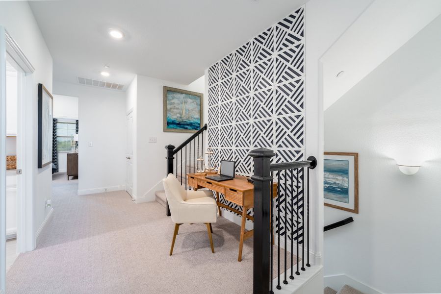 Furnished interior view inside a new home in Bayside, Rowlett (Image 9).
