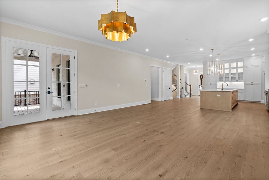 Representative unfurnished interior of a home built from the The Olmstead II by The Providence Group in Waterside Single Family, Peachtree Corners (Image 39).