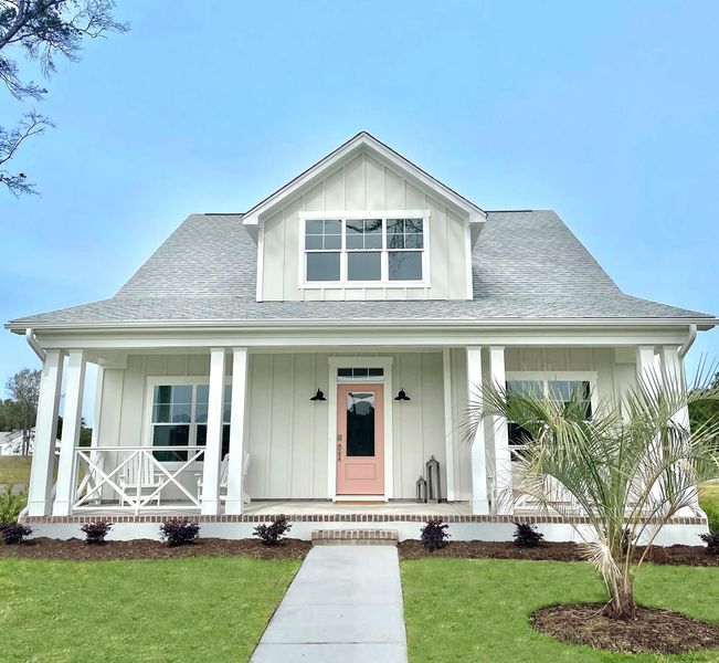Representative exterior photo of a completed home built from the Hanover by Bill Clark Homes in Osprey Landing, Southport, NC (Image 24).
