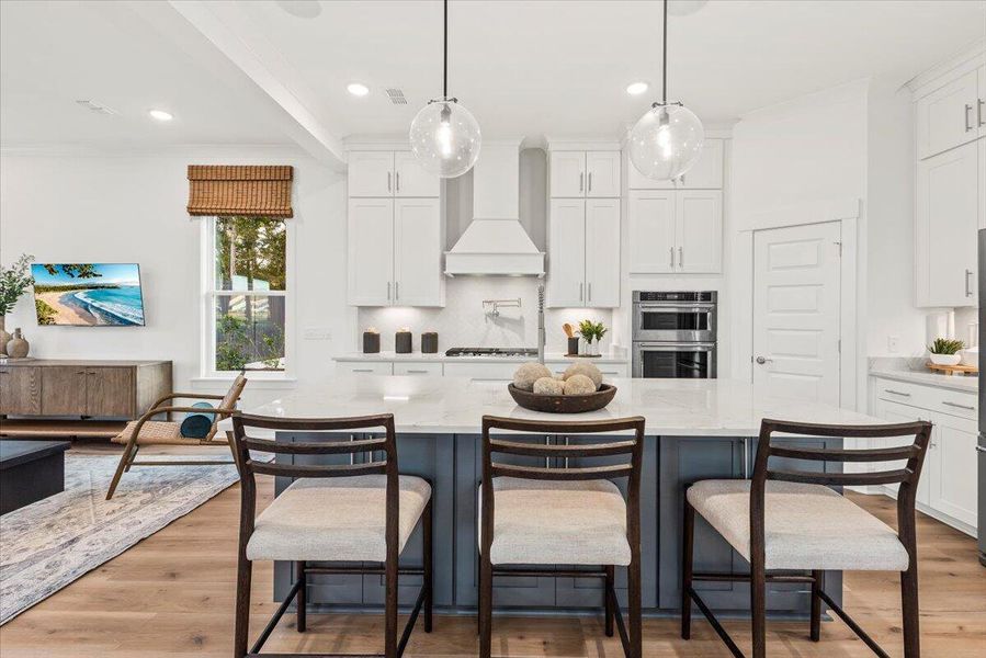 Furnished interior view inside a new home in Park's Edge at Carolina Bay, Charleston (Image 14).