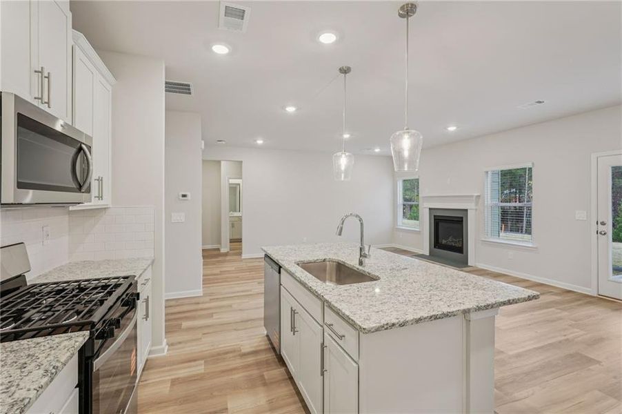 Furnished interior view inside a new home in Harmony Manor, Fairburn (Image 16).