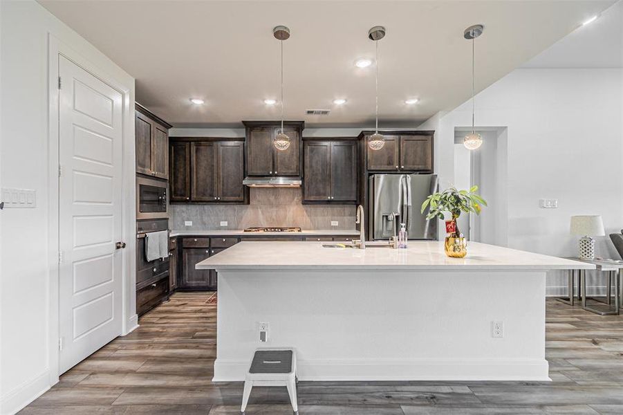 Furnished interior view inside a new home in , Aubrey (Image 5).