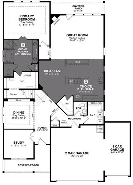 Beazer Homes Lovers Landing Blackburn Floorplan.
