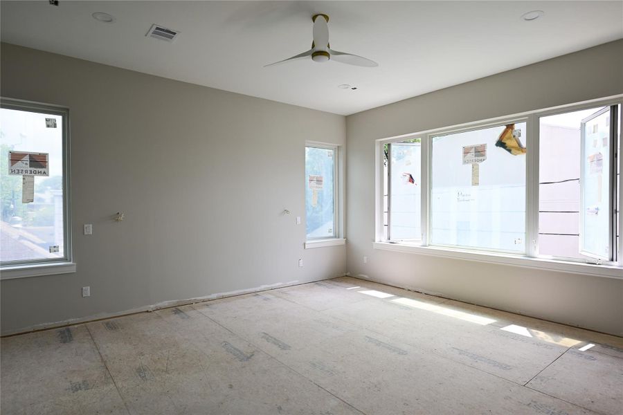 Spacious Primary Suite has North East exposure and great natural light. Spacious Primary Suite has North East exposure and great natural light.