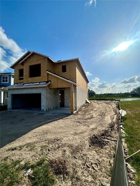 In-progress construction of a new home in Chapel Crossings - Garden Series, Wesley Chapel, FL (Image 7).