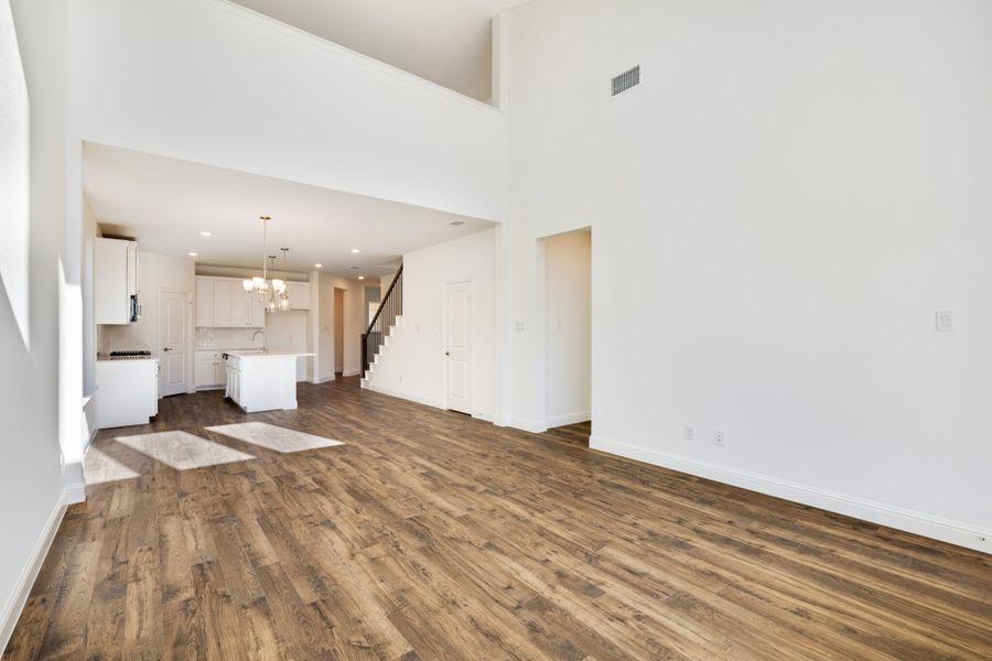 Spacious, unfurnished interior of a new home in Reunion, Rhome (Image 27). Spacious, unfurnished interior of a new home in Reunion, Rhome (Image 27).