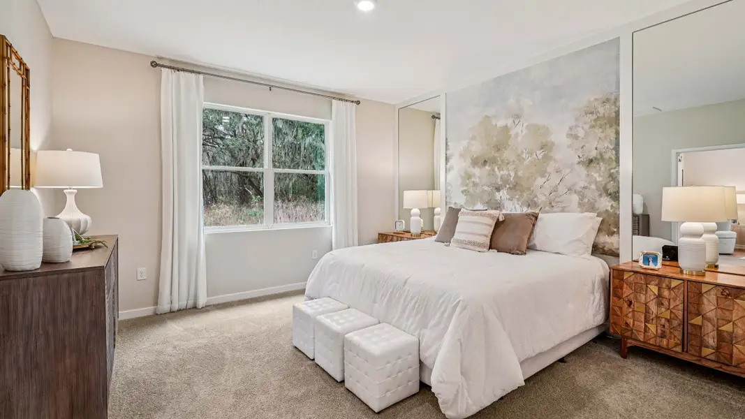 Furnished interior view inside a new home in Ocala Preserve, Ocala (Image 12).
