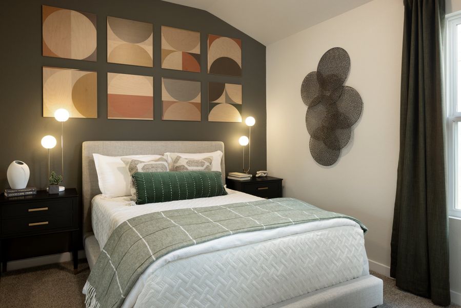 Furnished interior view inside a new home in Mavera, Conroe (Image 8).