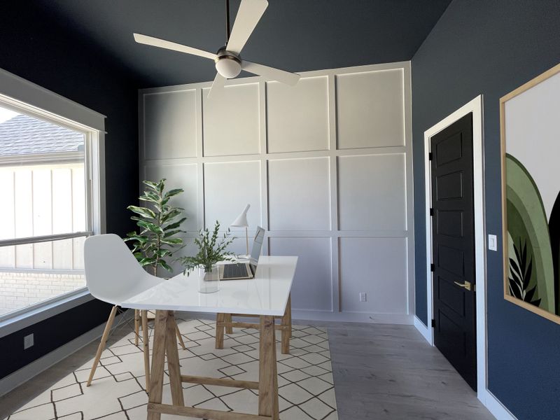 Representative furnished interior of a home built from the The Plano by Kenmark Homes in Coyote Crossing, Godley (Image 7). Representative furnished interior of a home built from the The Plano by Kenmark Homes in Coyote Crossing, Godley (Image 7).