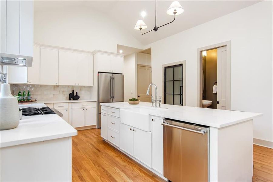 Furnished interior view inside a new home in , Atlanta (Image 35).