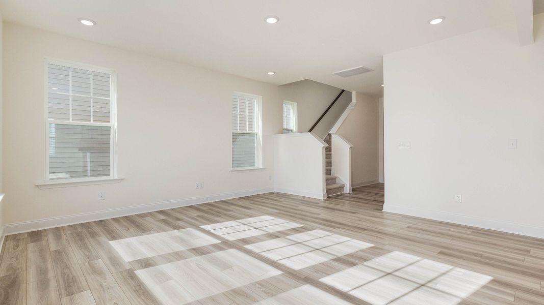 Furnished interior view inside a new home in The Grove at Neill's Pointe, Angier (Image 9).