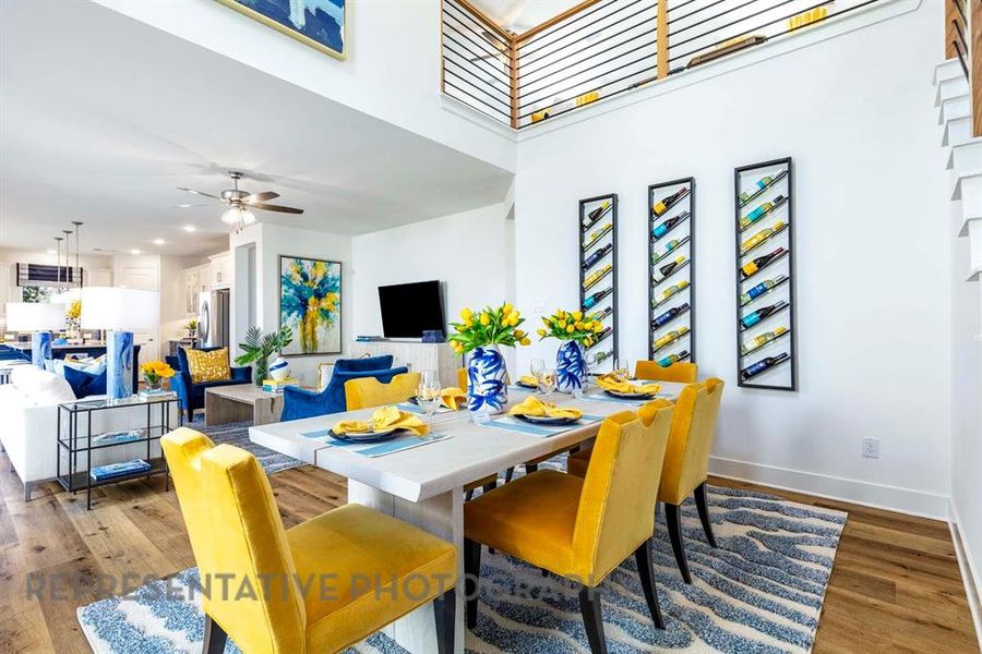 Furnished interior view inside a new home in Bel Air Village: 50ft. lots, Sherman (Image 17).