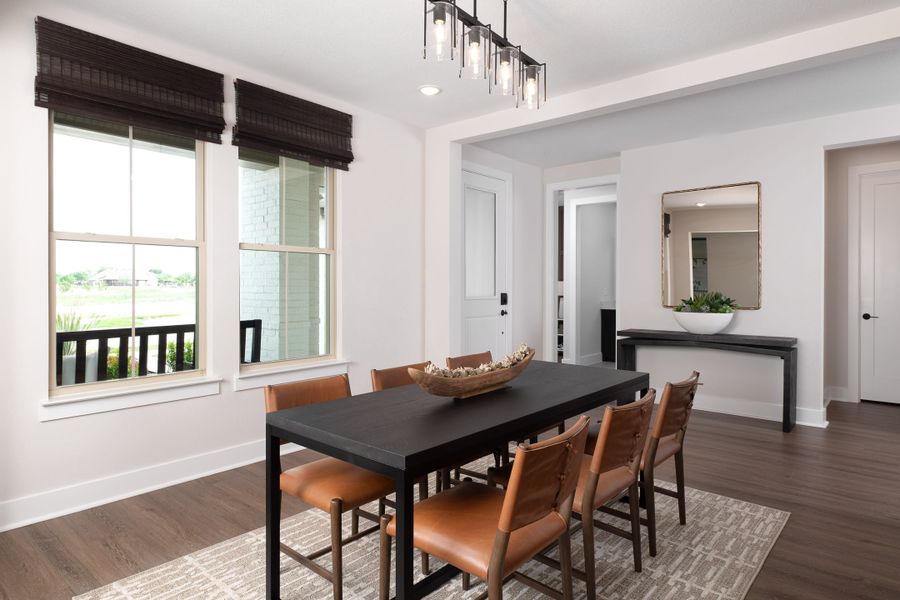 Representative furnished interior of a home built from the Logan by Tri Pointe Homes in LaPrelle, Haslet (Image 16).