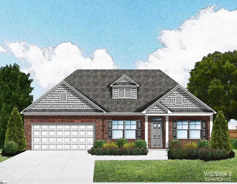 Exterior rendering of this home design in Lynbrook, Boiling Springs, SC (Image 4).