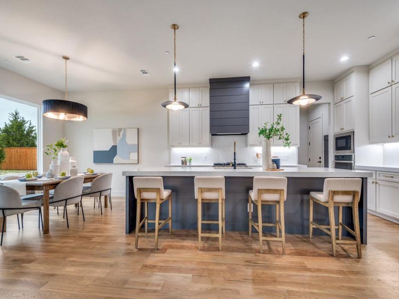 Furnished interior view inside a new home in , Red Oak (Image 11).