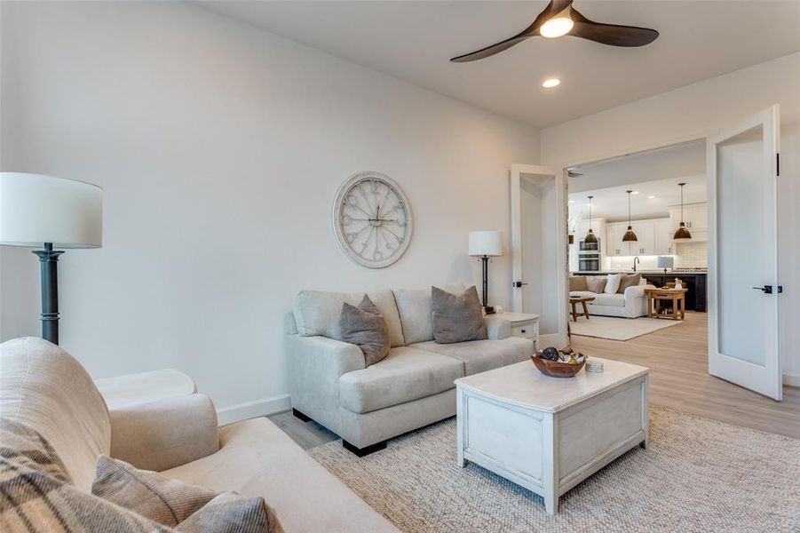 Furnished interior view inside a new home in Ventana, Fort Worth (Image 24).