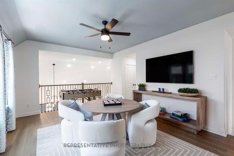 Furnished interior view inside a new home in Monterra, Fate (Image 29).