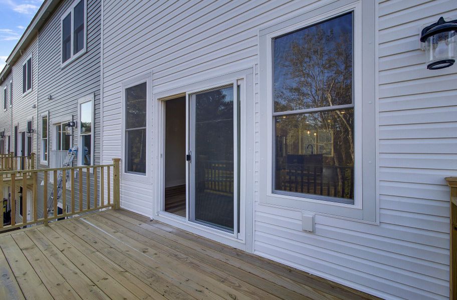 Exterior details and patio area of a home in Westpark at Cane Bay, Summerville (Image 22).